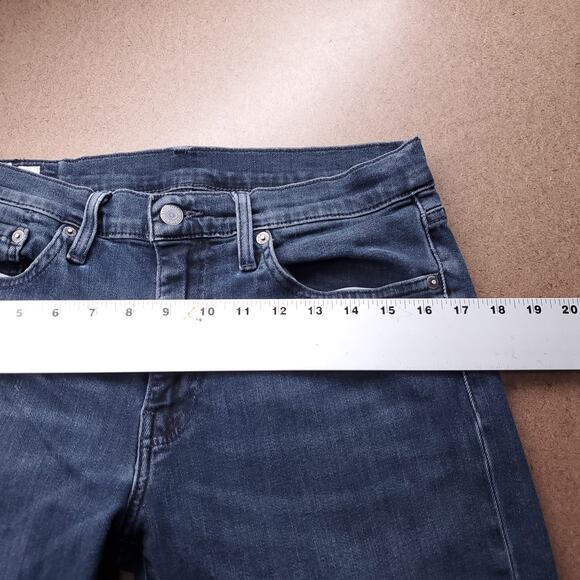 Levi's Premium 511 Jeans Men 32/34 Dark Blue Slim Fit Straight Leg Modern Casual - Picture 5 of 15